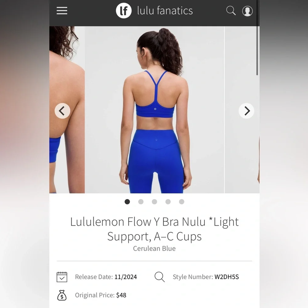 Lululemon flow y bra - Picture 1 of 4